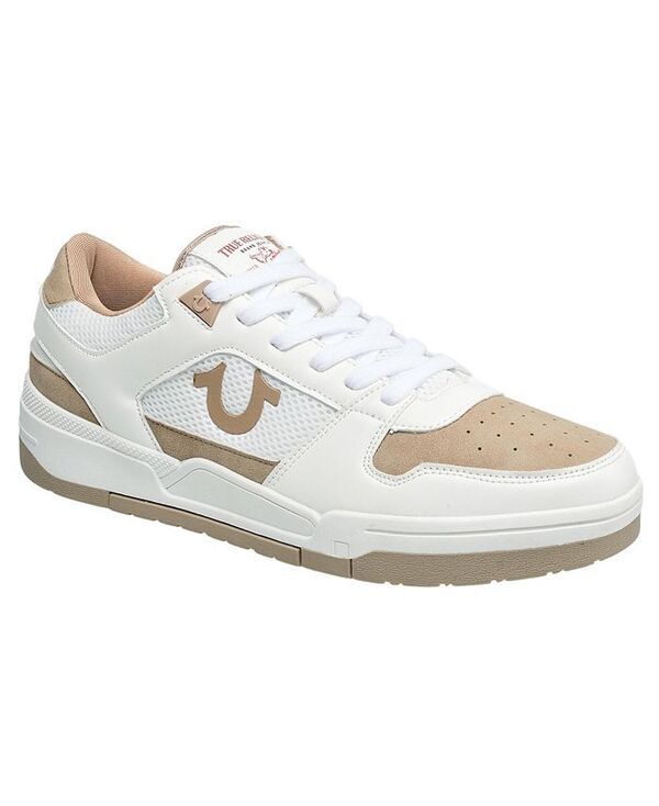 トゥルーレリジョン レディース シューズ スニーカー True Religion Mens Travis Court Sneaker Whitetan ホワイト
