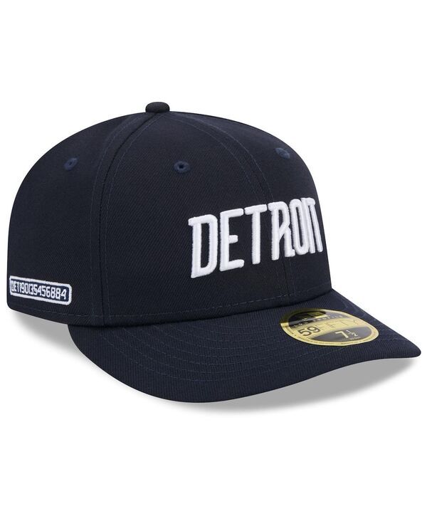 ニューエラ メンズ アクセサリー 帽子 New Era Mens Navy Detroit Tigers 2024 City Connect Low Profile 59FIFTY Fitted Hat Navy ネイビー