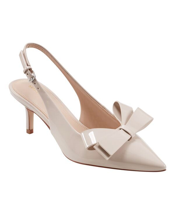 マークフィッシャー レディース シューズ パンプス Marc Fisher Womens Allon Pointy Toe Dress Slingback Pumps Light Natural