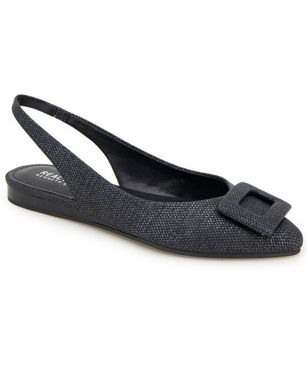 ケネスコール レディース シューズ パンプス Kenneth Cole Reaction Womenss Linton Buckle Wedge Flats Black ブラック