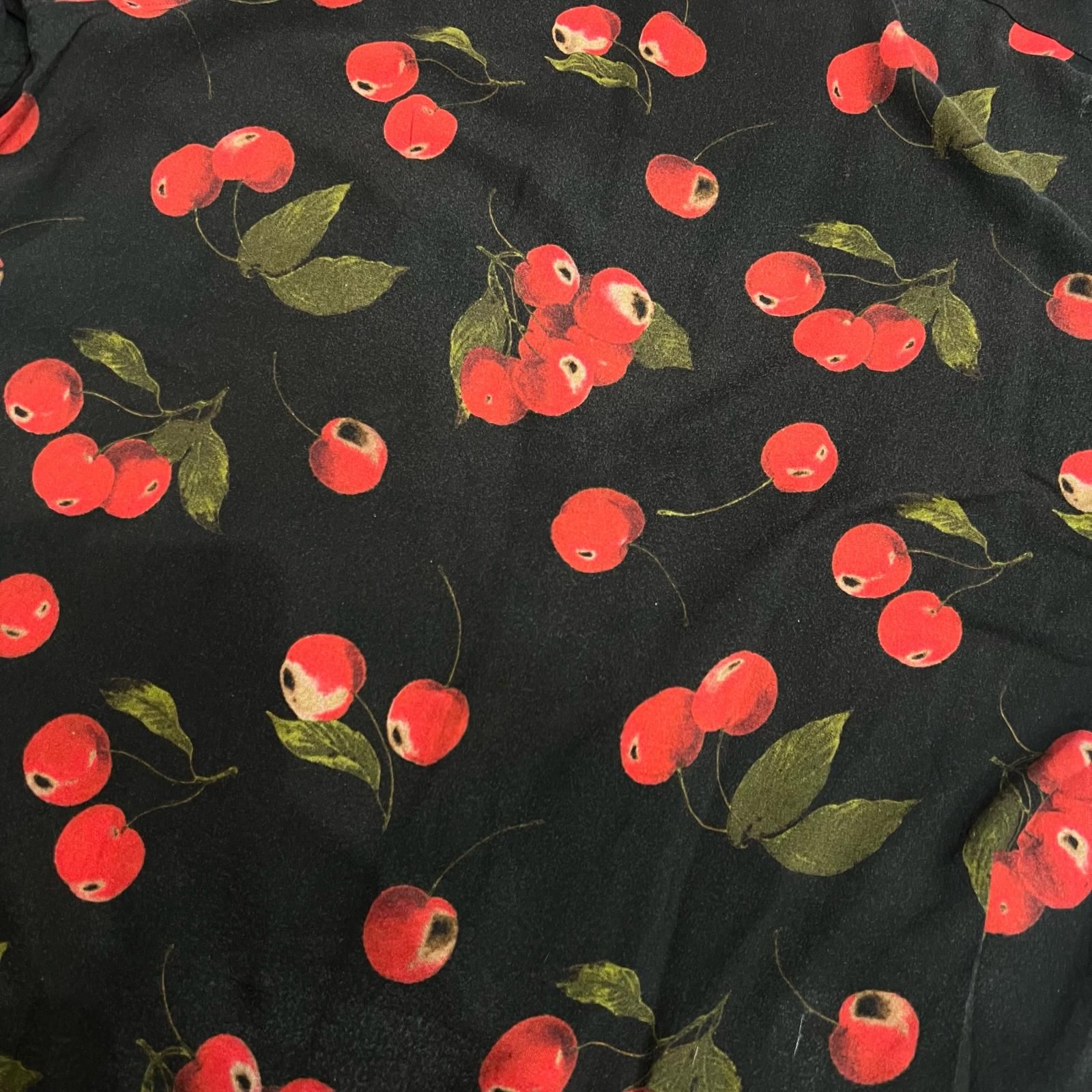 Supreme 19SS cherry rayon shirt チェリー シャツ シュプリーム XL