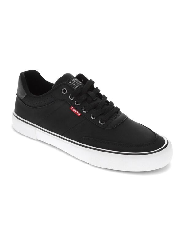 リーバイス メンズ シューズ スニーカー レース Levis Mens Munro UL Lace Up Sneakers Black Charcoal ブラック