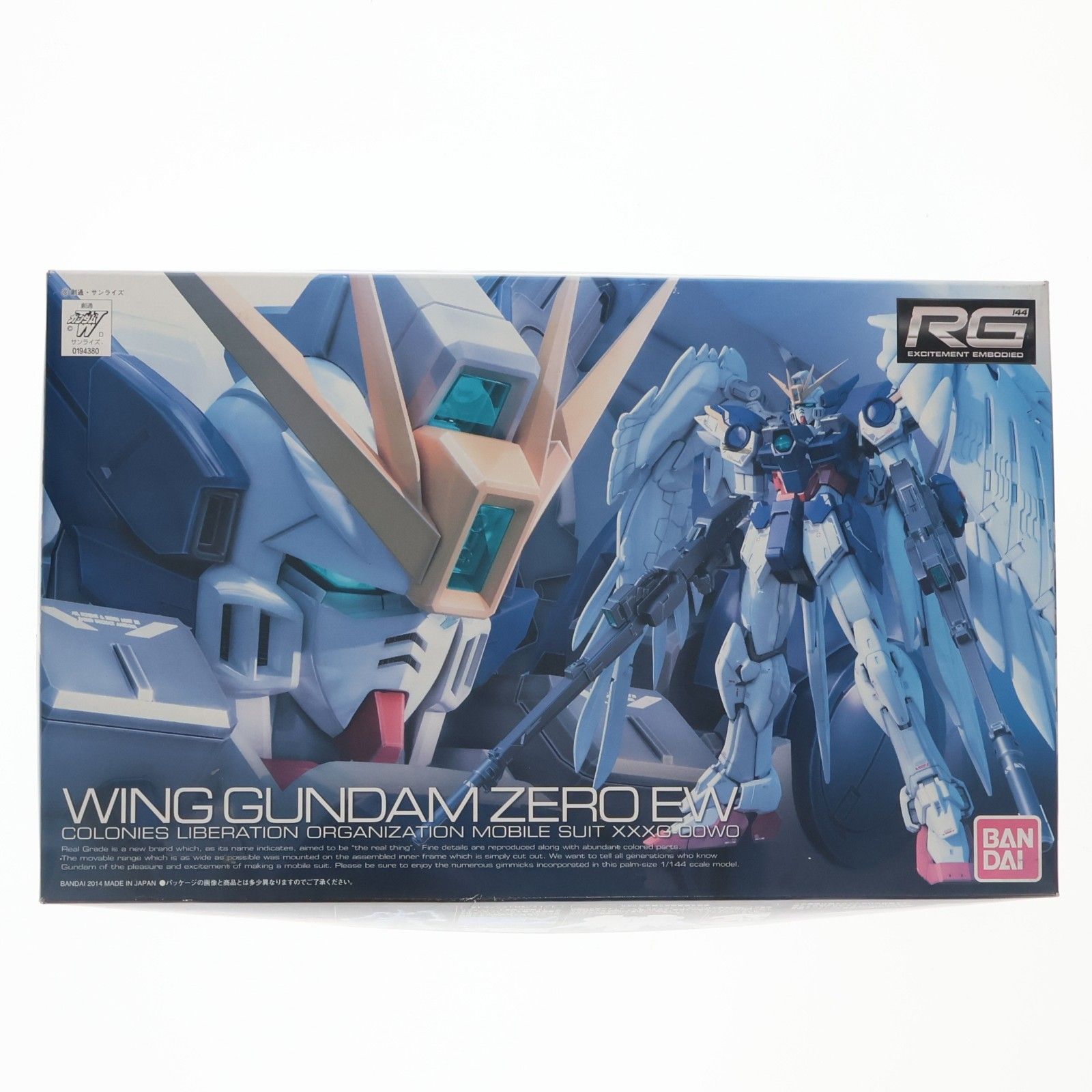 RG 1/144 XXXG-00W0 ウイングガンダムゼロ EW 新機動戦記ガンダムW Endless Waltz(エンドレスワルツ) プラモデル(0194380) バンダイ