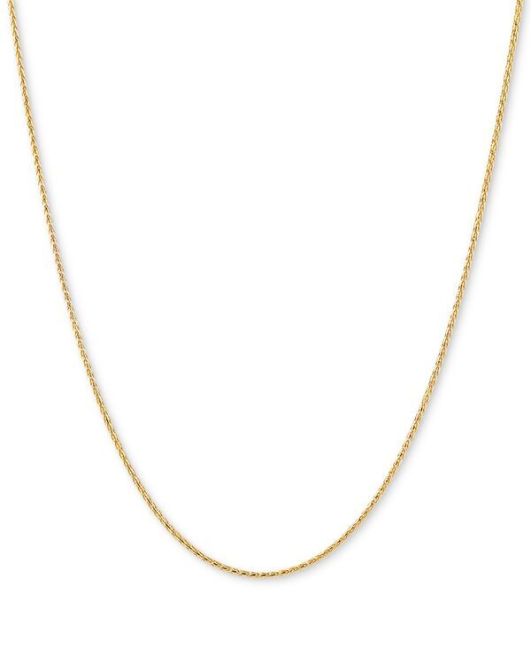 イタリアン ゴールド レディース アクセサリー ネックレス・チョーカー・ペンダントトップ レース Italian Gold Wheat Link 18 Chainecklace in 14k Yellow Gold イエロー