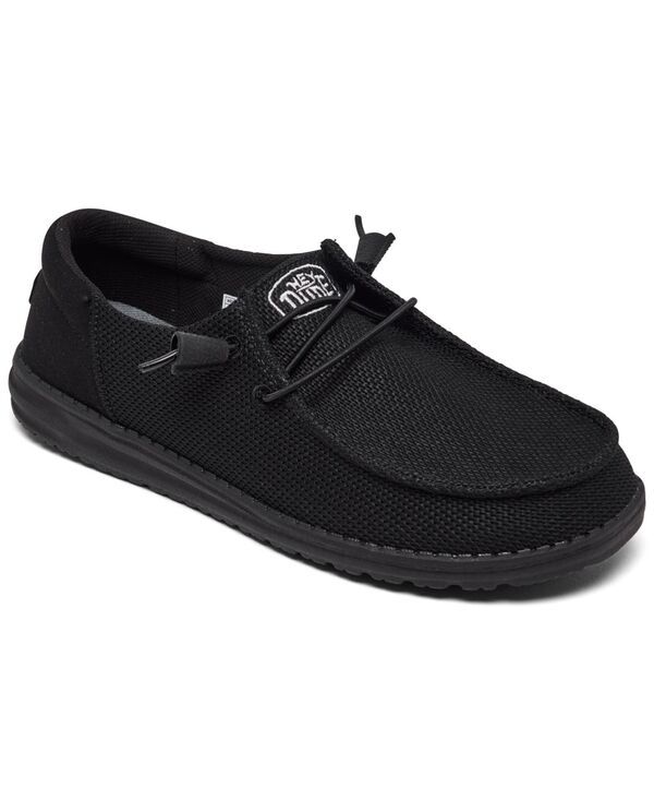 ヘイデュード レディース シューズ スニーカー Hey Dude Womens Wendy Funk Mono Casual Moccasin Sneakers from Finish Line Black ブラック
