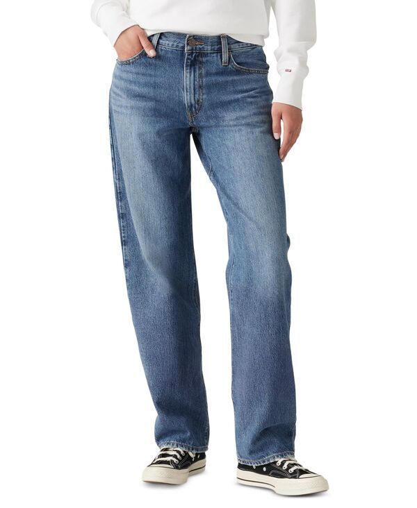 リーバイス レディース ボトムス デニムパンツ コットン ジーンズ Levis Womens Mid Rise Cotton 94 Baggy Jeans Worn Memor