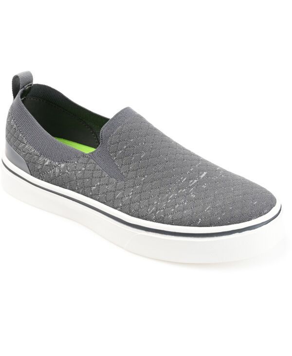 バンス メンズ シューズ スリッポン・ローファー スニーカー ニット Vance Co Mens Hamlin Casual Knit Slipon Sneakers Gray グレー