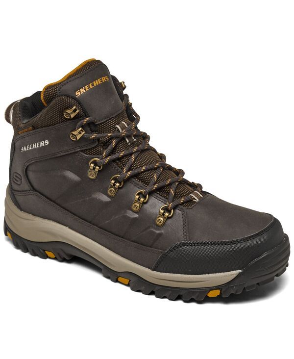 スケッチャーズ メンズ シューズ ブーツ・レインブーツ リラックスフィット Skechers Mens Relaxed Fit Relment Daggett Boots from Finish Line Chocolate チョコレート