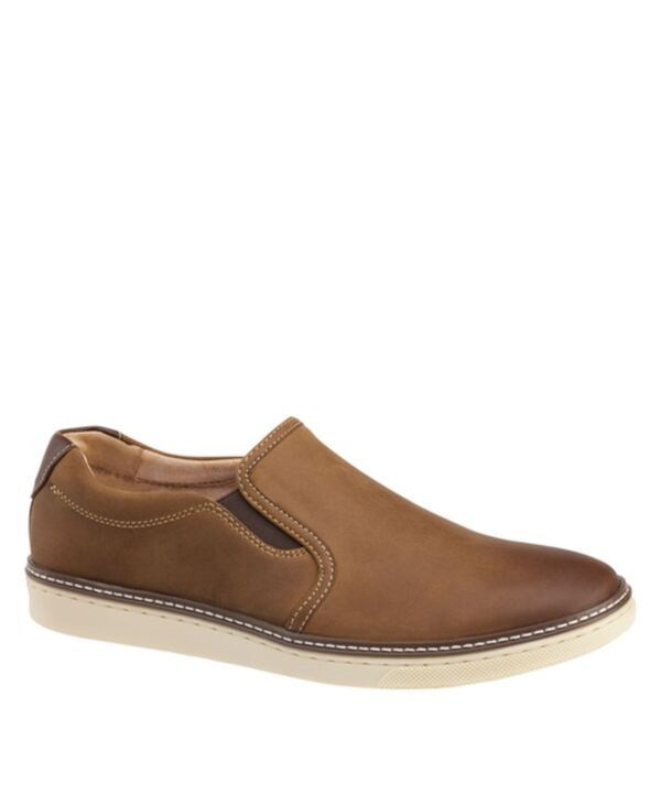 ジョンストンアンドマーフィー メンズ シューズ スリッポン・ローファー Johnston Murphy Mens McGuffey Slip On Shoes Lightan タン