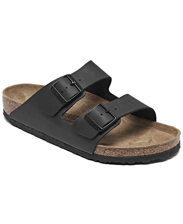 ビルケンシュトック メンズ シューズ サンダル Birkenstock Mens Arizona BirkoFlor TwoStrap Sandals from Finish Line Black ブラック