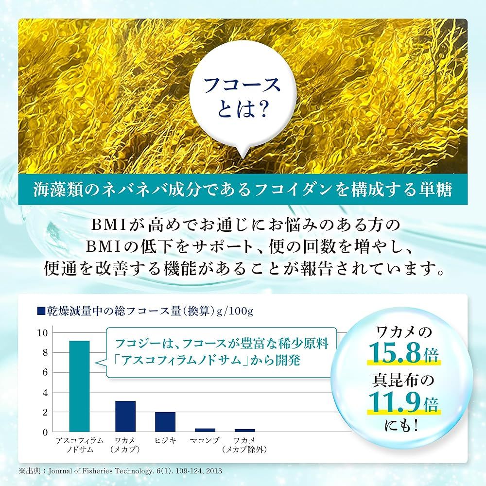 特価品】 NICORIO ニコリオ Fucozy フコジー フコース お腹の脂肪 内臓