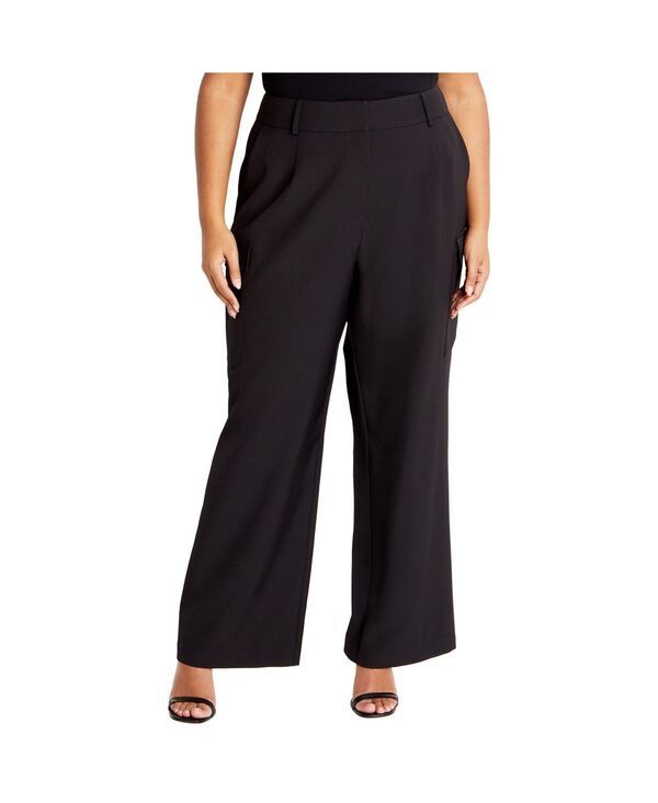 シティーシック レディース ボトムス カジュアルパンツ CITY CHIC Womens Karter Pant Black ブラック