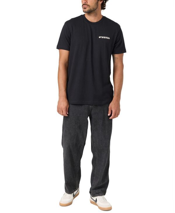 オニール メンズ トップス Tシャツ 半袖 ONeill Mens Hacked ShortSleeve TShirt Black ブラック