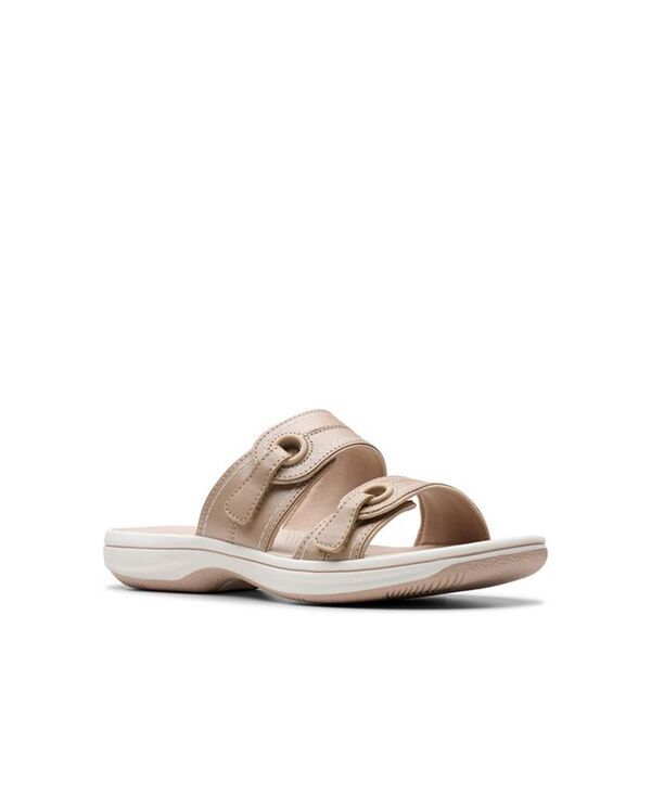 クラークス レディース シューズ サンダル Clarks Cloudsteppers Womens Breeze Maye SlipOn Sandals Sand サンド