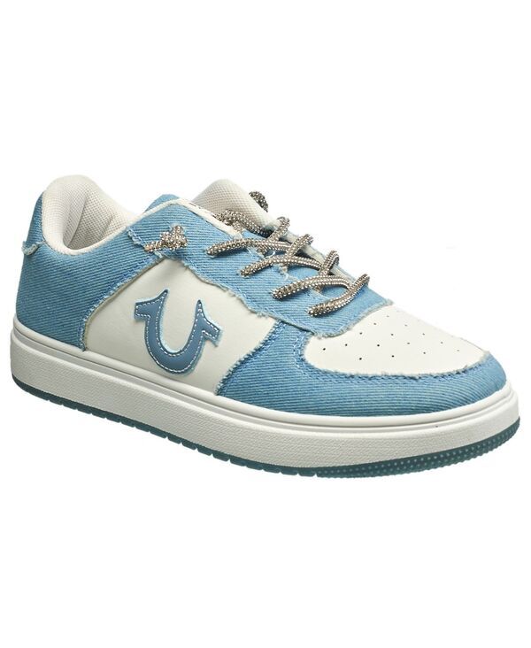 トゥルーレリジョン レディース シューズ スニーカー レース True Religion Womens Allison Lace Up Sneaker Light blue multi ブルー