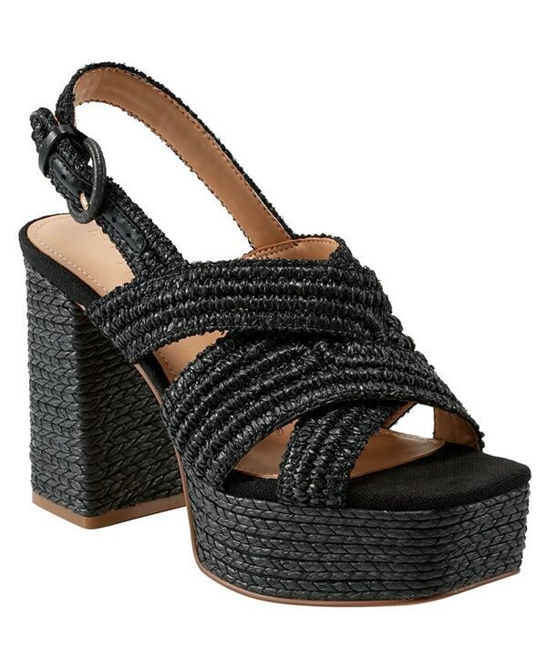 マーク・フィッシャー レディース シューズ サンダル Marc Fisher LTD Womens Caddy Square Toe Dress Sandals Black ブラック