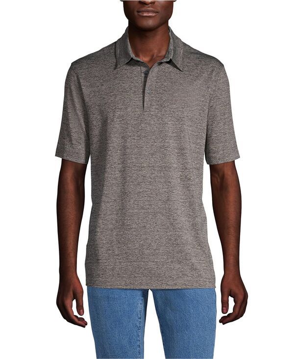 ランズエンド メンズ トップス ポロシャツ Lands End Mens Rapidry Space Dye Polo Shirt Soapstone space dye