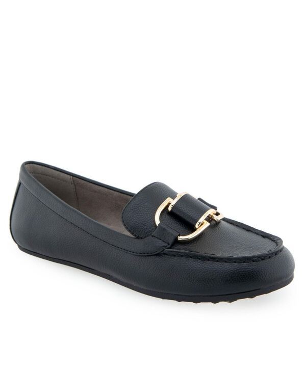 エアロソールズ レディース シューズ スリッポン・ローファー Aerosoles Womens Denver Casualoafers Black Polyurethane ブラック