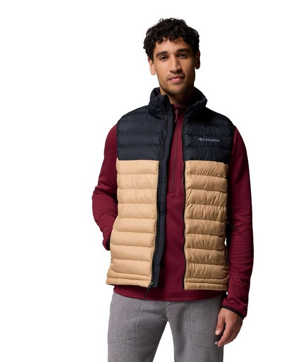 コロンビア メンズ アウター ジャケット・ブルゾン ベスト Columbia Mens Powder Lite II Puffer Vest Canoe Black ブラック