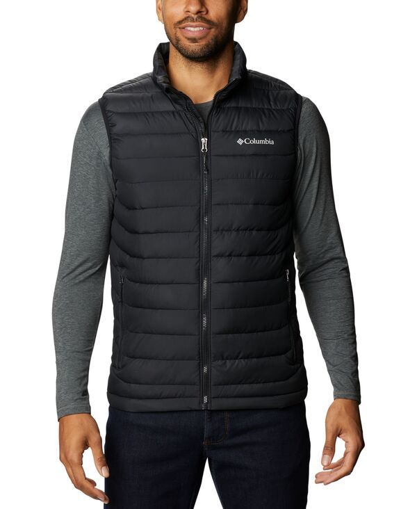 コロンビア メンズ アウター ジャケット・ブルゾン ベスト Columbia Mens Powder Lite II Puffer Vest Black ブラック