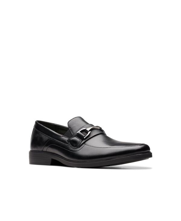 クラークス メンズ シューズ スリッポン・ローファー ローファー Mens Collection Clarkslite Bit Slip On Loafers Black Leather ブラック
