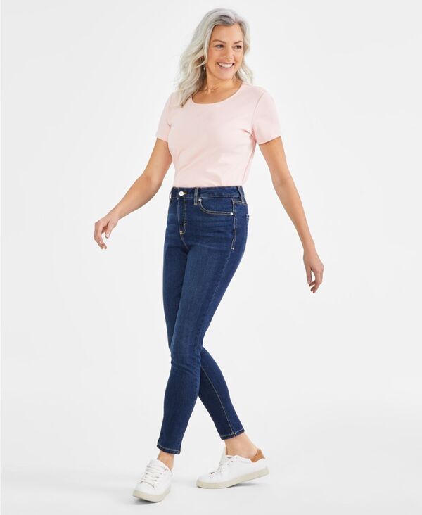 スタイルアンドコー レディース ボトムス デニムパンツ ジーンズ Style Co Womens MidRise Curvy Skinny Jeans Phlox
