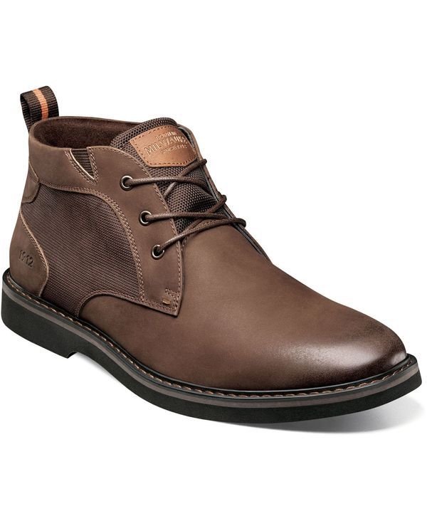 ノンブッシュ メンズ シューズ ブーツ・レインブーツ レザー Nunn Bush Mens Denali Waterproof Leather Plain Toe Boots Dark Brown ブラウン