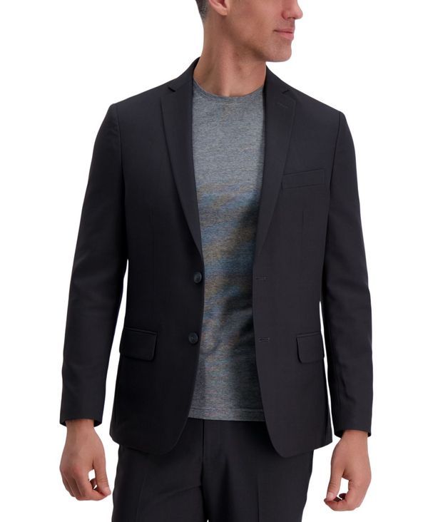 ハガー メンズ アウター ジャケット・ブルゾン スリムフィット ジャケット Haggar Mens Smart Washreg Slim Fit Suit Separates Jackets Charcoal チャコール