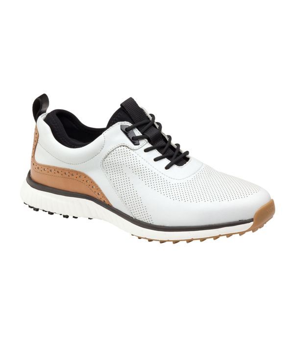 ジョンストンアンドマーフィー メンズ シューズ スニーカー レース Johnston Murphy Mens Luxe Hybrid Golf LaceUp Sneakers White ホワイト