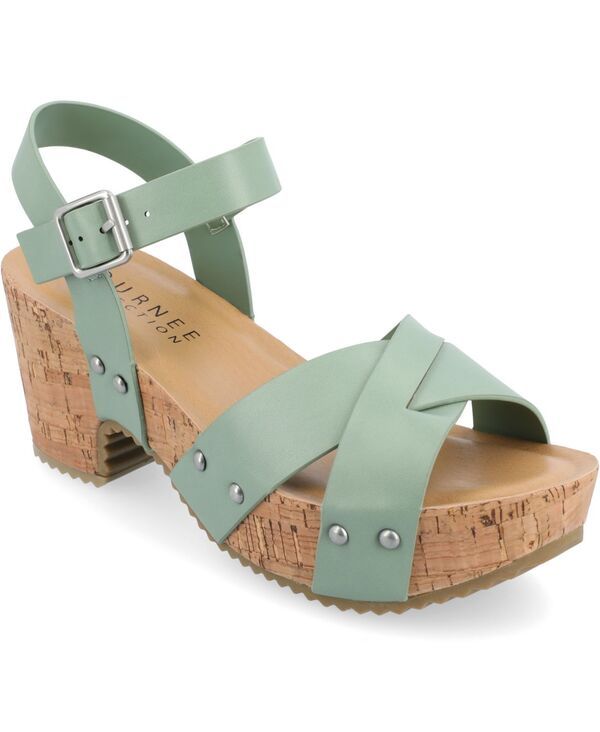 ジュルネ コレクション レディース シューズ サンダル Journee Collection Womens Valentina Sandalseafoam
