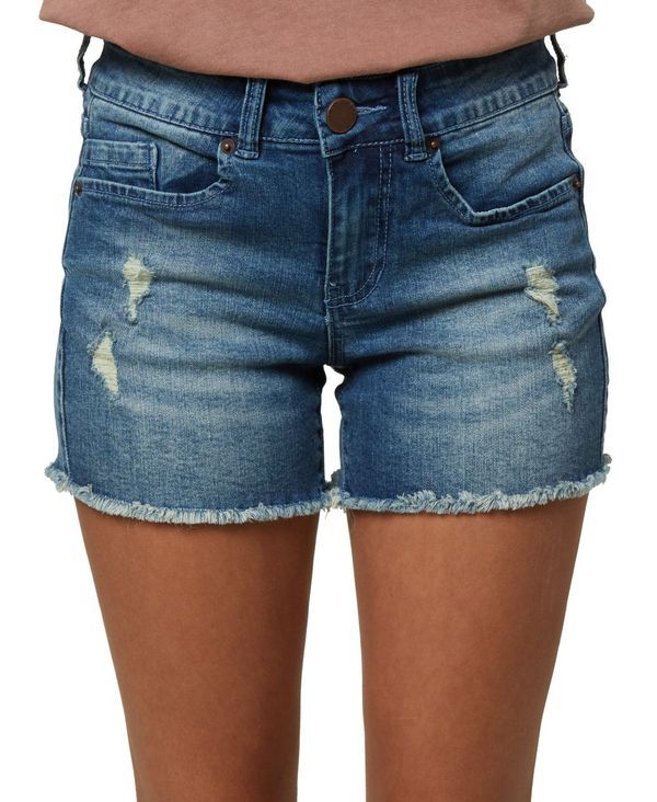 オニール レディース ボトムス ハーフパンツ・ショーツ ショートパンツ デニム ONeill Juniors Cody Denim Shorts Blue Grass ブルー