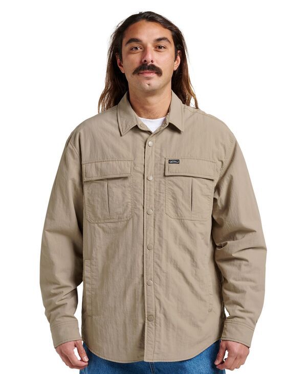 クイックシルバー メンズ アウター ジャケット・ブルゾン Quiksilver Mens Cold Snap Shacket Fallen rock