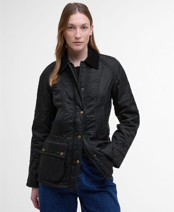 バブアー レディース アウター ジャケット・ブルゾン コート Barbour Womens Beadnell Polarquilt Coat Black ブラック