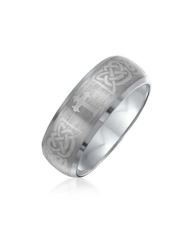ブリング レディース アクセサリー リング Bling Jewelry Couples Irish Viking Celtic Infinity Etched Irish Celtic Knot Maltase Cross Eternity Band Ring