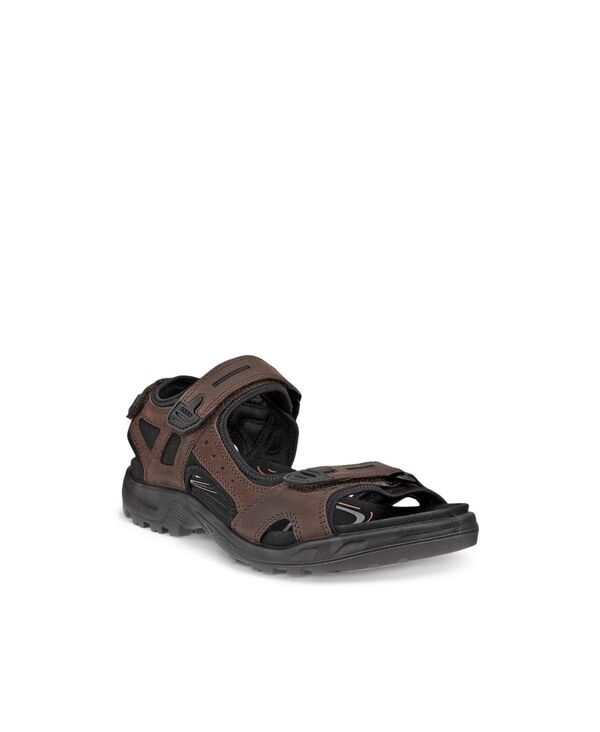 エコー メンズ シューズ サンダル Ecco Mens Yucatan Sandals Black Mole ブラック