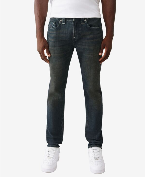 トゥルーレリジョン メンズ ボトムス デニムパンツ ジーンズ True Religion Mens Rocco Skinny SlimFit Jeans Dark Wash