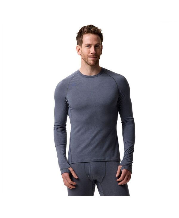 バックカントリー メンズ トップス シャツ Backcountry Mens Cedars RWS Merino LtWt Baselayer Crew Top Lightweight Long Underwear Tops Turbulence