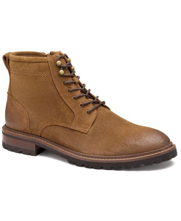 ジョンストンアンドマーフィー メンズ シューズ ブーツ・レインブーツ Johnston Murphy Mens Barrett Plain Round Toe Bootsnuff Oiled Suede
