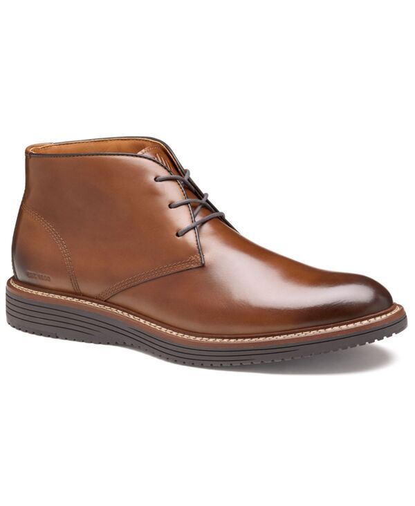 ジョンストンアンドマーフィー メンズ シューズ ブーツ・レインブーツ Johnston Murphy Mens Upton Chukka Round Toe Boots Tan Full Grain タン