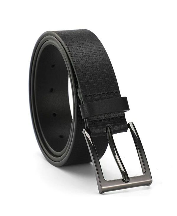 テッドベーカー メンズ アクセサリー ベルト レザー ロゴ Ted Baker Mens AllOver Logo T Leather Belt Black ブラック