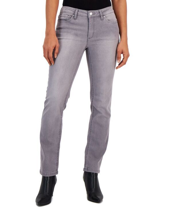ジョーンズニューヨーク レディース ボトムス デニムパンツ ストレート デニム ジーンズ Jones New York Womens Lexington Mid Rise Straight Leg Denim Jeans 216P Slater Wash デニ
