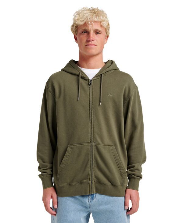 クイックシルバー メンズ アウター パーカー・スウェット パーカー Quiksilver Mens Saltwater Zip Hoodie Grape leaf グレープ