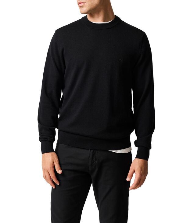 ロッドアンドグン メンズ アウター ニット・セーター ウール Rodd Gunn Mens York Bay Merino Wool Sweater Onyx