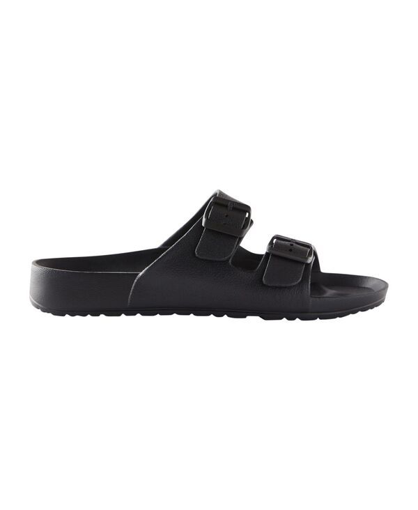 コットンオン メンズ シューズ サンダル COTTON Mens Double Buckle Sandals Black ブラック