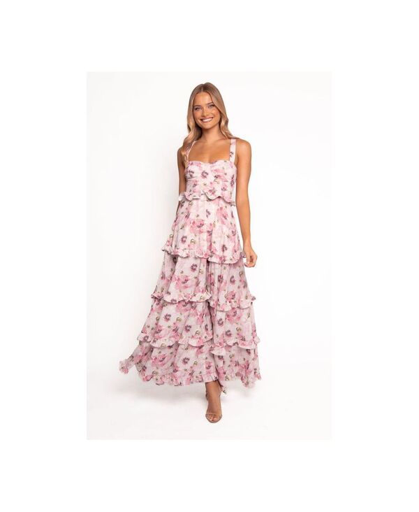 Petal and Pup レディース トップス ワンピース ティアード マキシワンピース マキシ Petal and Pup Womens Lillee Tiered Maxi Dress Pink bloom ピンク