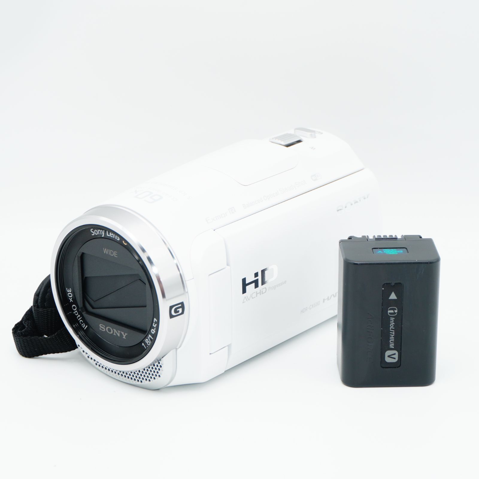 SONY Handycam HDR-CX680 ホワイト HDR-CX680 W #2605066