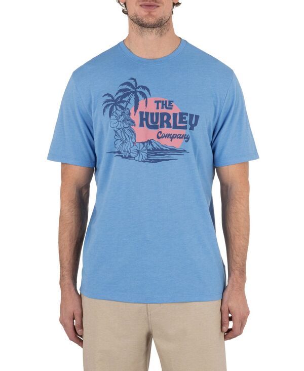 ハーレー メンズ トップス Tシャツ Hurley Mens Hula Hula Short Sleeve TShirt Aquifer heather ヘザー