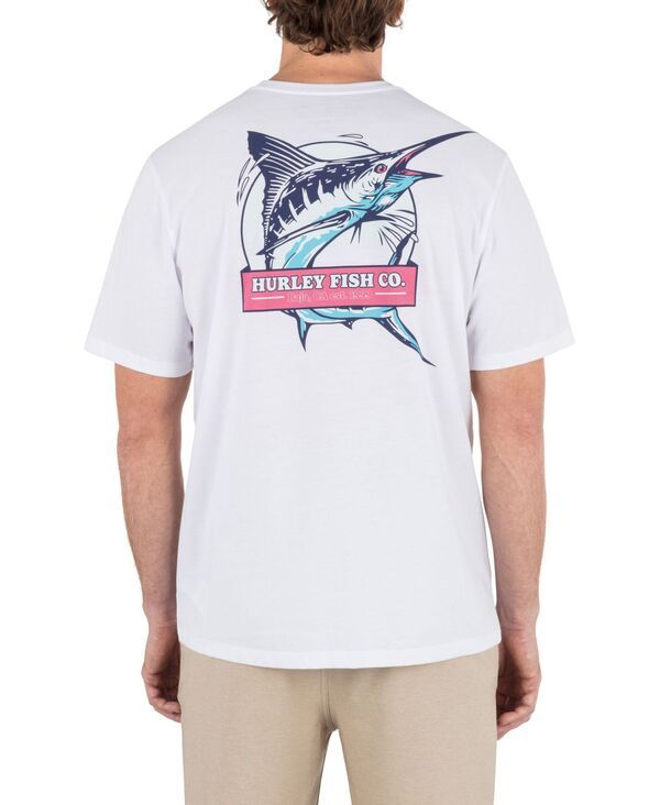 ハーレー メンズ トップス Tシャツ Hurley Mens Sword Short Sleeve TShirt White ホワイト