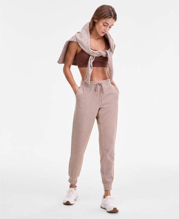 イデオロギー レディース ボトムス カジュアルパンツ IDeology Womens Brushed Rib Jogger Pants Pine Brown ブラウン