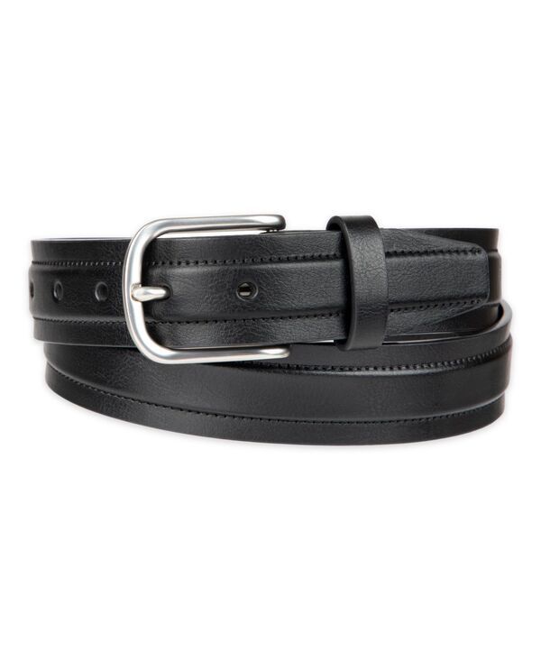 クラブルーム メンズ アクセサリー ベルト Club Roomens Cut Edge Trapunto Stitched Casual Belt Black ブラック